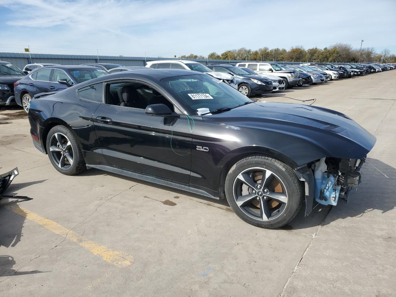 2018 Ford Mustang VIN 1FA6P8CF0J5126549 Copart auction photo, front end damage thumbnail 4