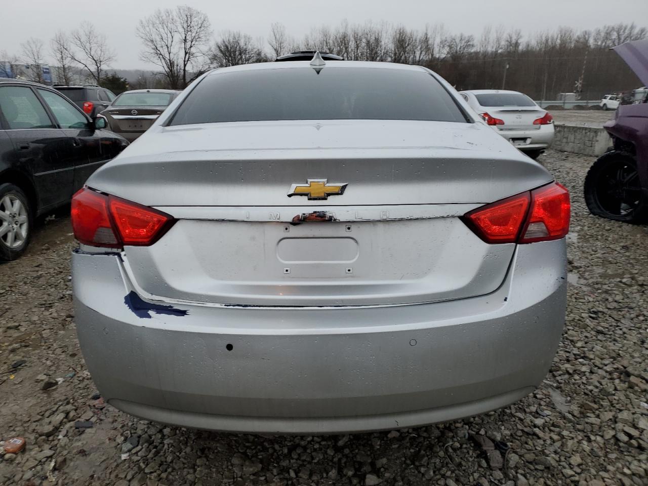 2017 Chevrolet Impala VIN 2G1105SA2H9185248 Copart auction photo, side / rear end damage thumbnail 6