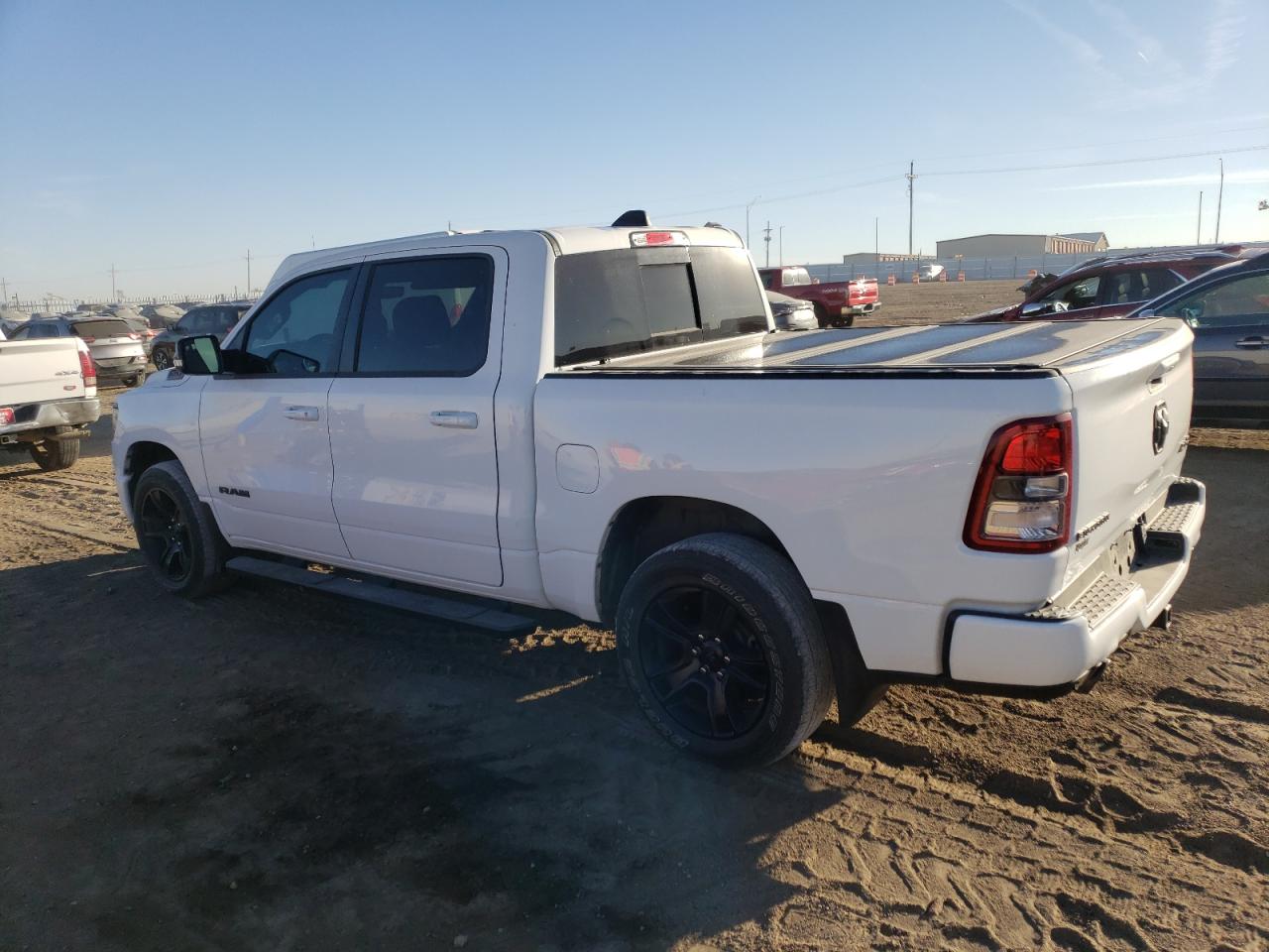 2021 RAM 1500 VIN 1C6SRFFM4MN688628 Copart auction photo, side damage thumbnail 2