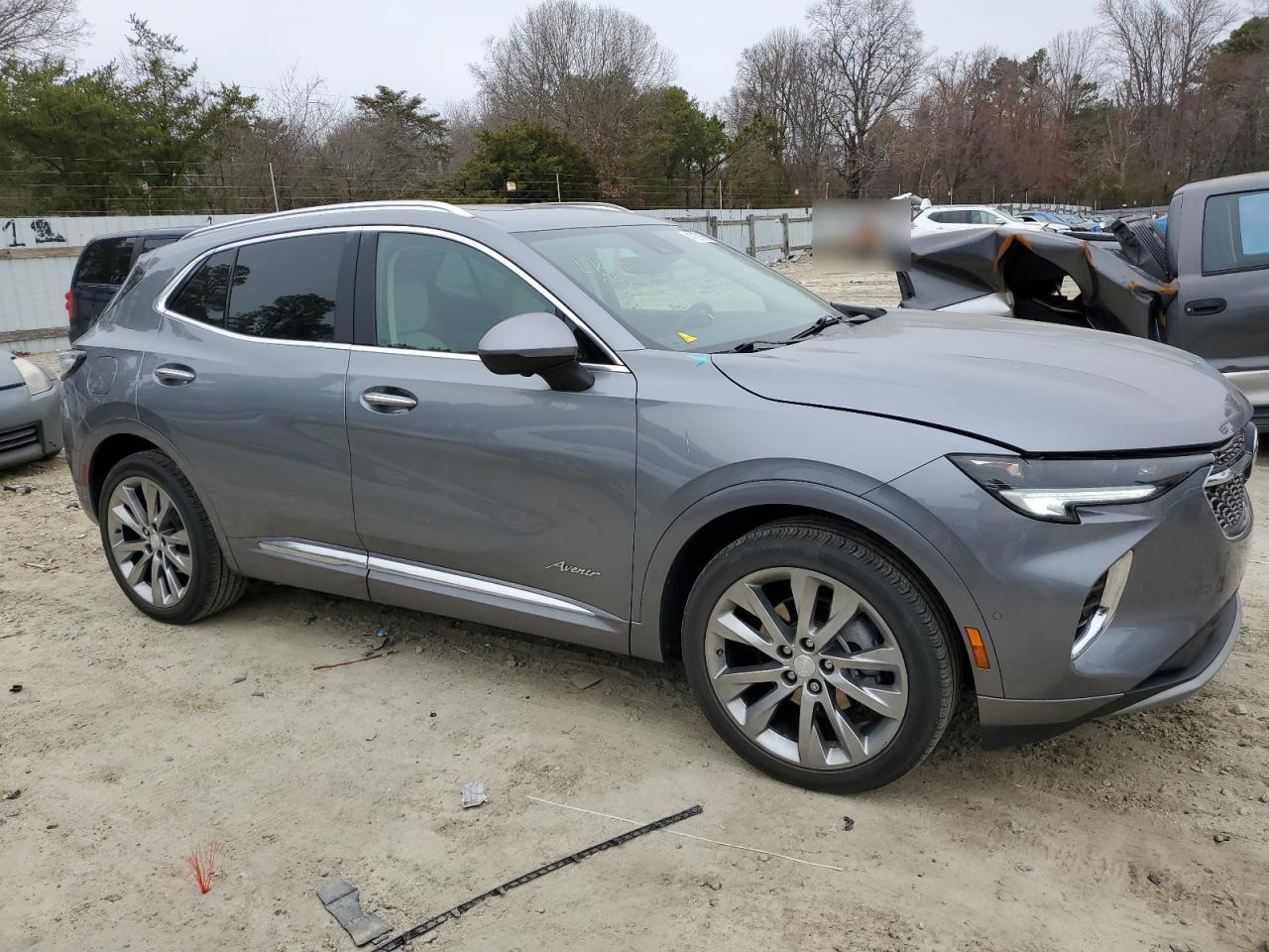 2021 Buick Envision VIN LRBFZSR47MD196789 Copart auction photo, mechanical / front end damage thumbnail 4