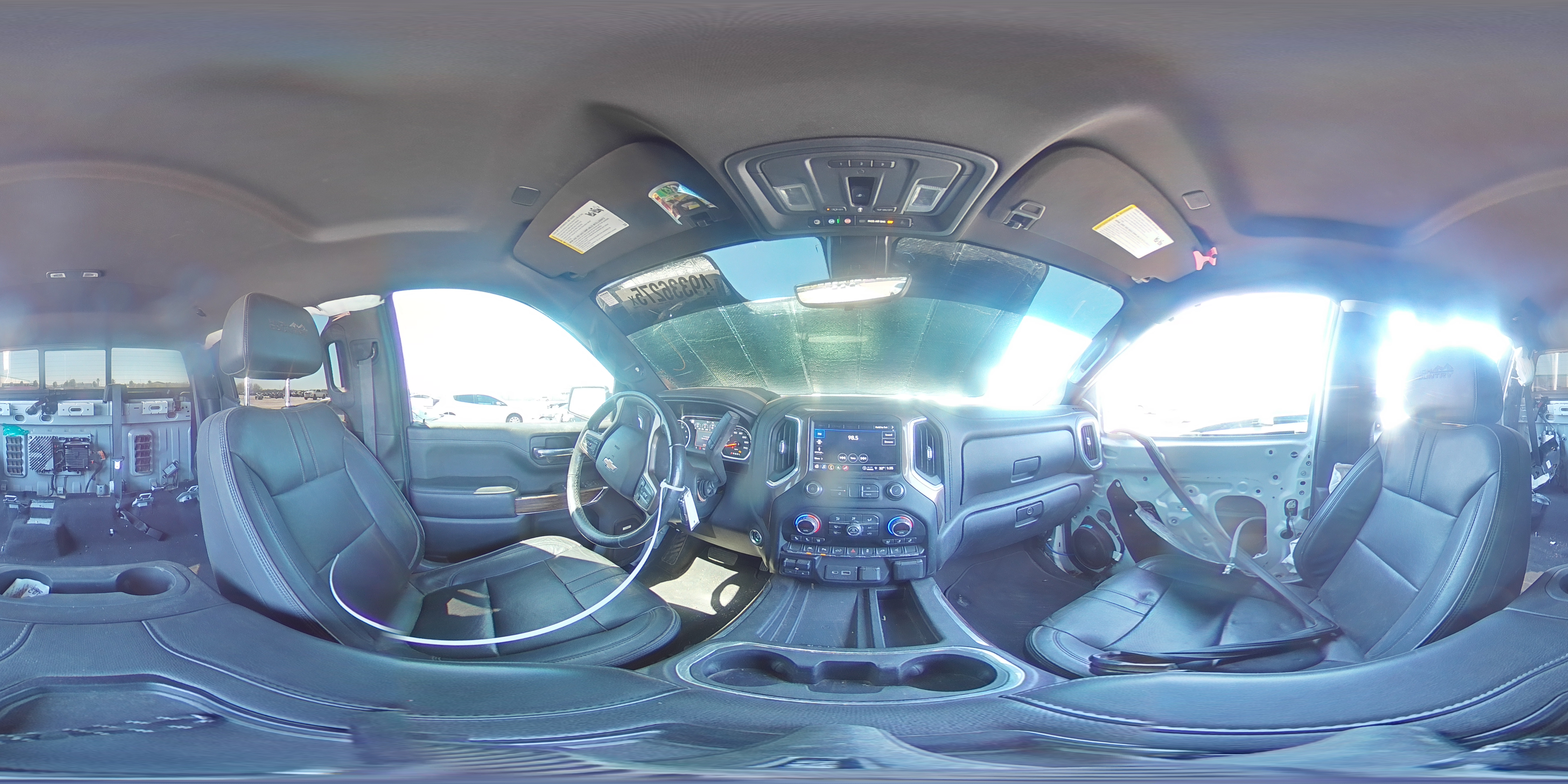 2022 Chevrolet Silverado VIN 1GCUYHEL3NZ116548 Copart auction photo, side damage thumbnail 12