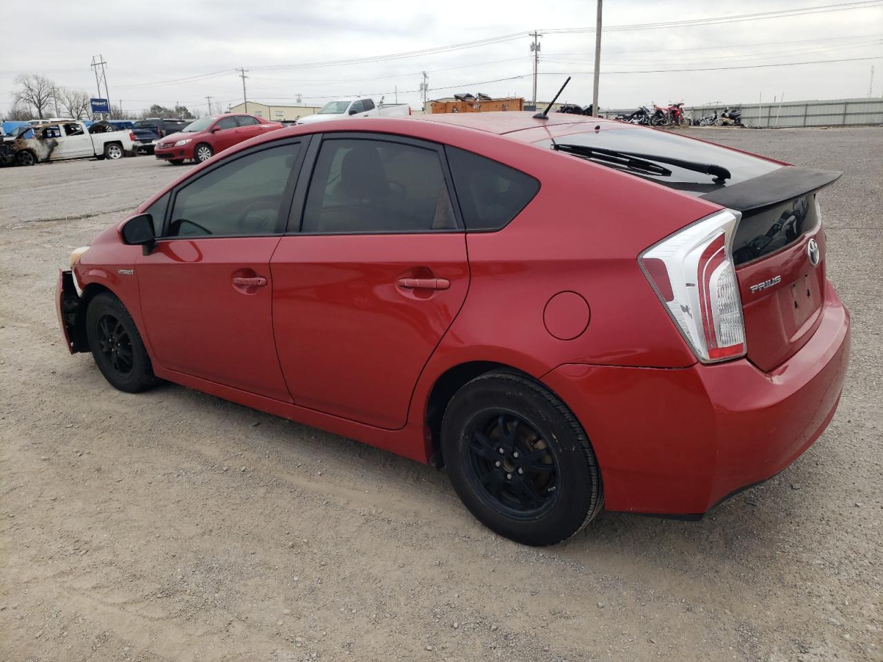 2012 Toyota Prius VIN JTDKN3DUXC5467281 Copart auction photo, front end damage thumbnail 2