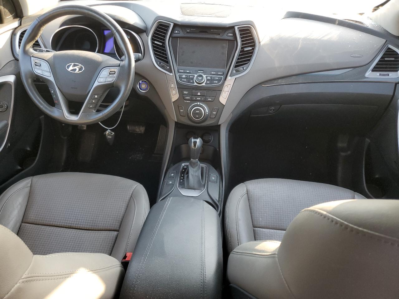 2015 Hyundai Santa Fe VIN 5XYZW4LA2FG258329 Copart auction photo, top/roof / side damage thumbnail 8