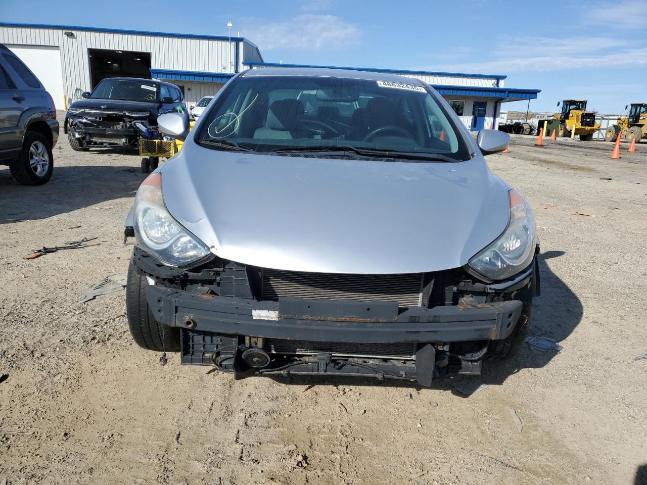 2013 Hyundai Elantra VIN 5NPDH4AE1DH338723 Copart auction photo, front end / minor dent/scratches damage thumbnail 5