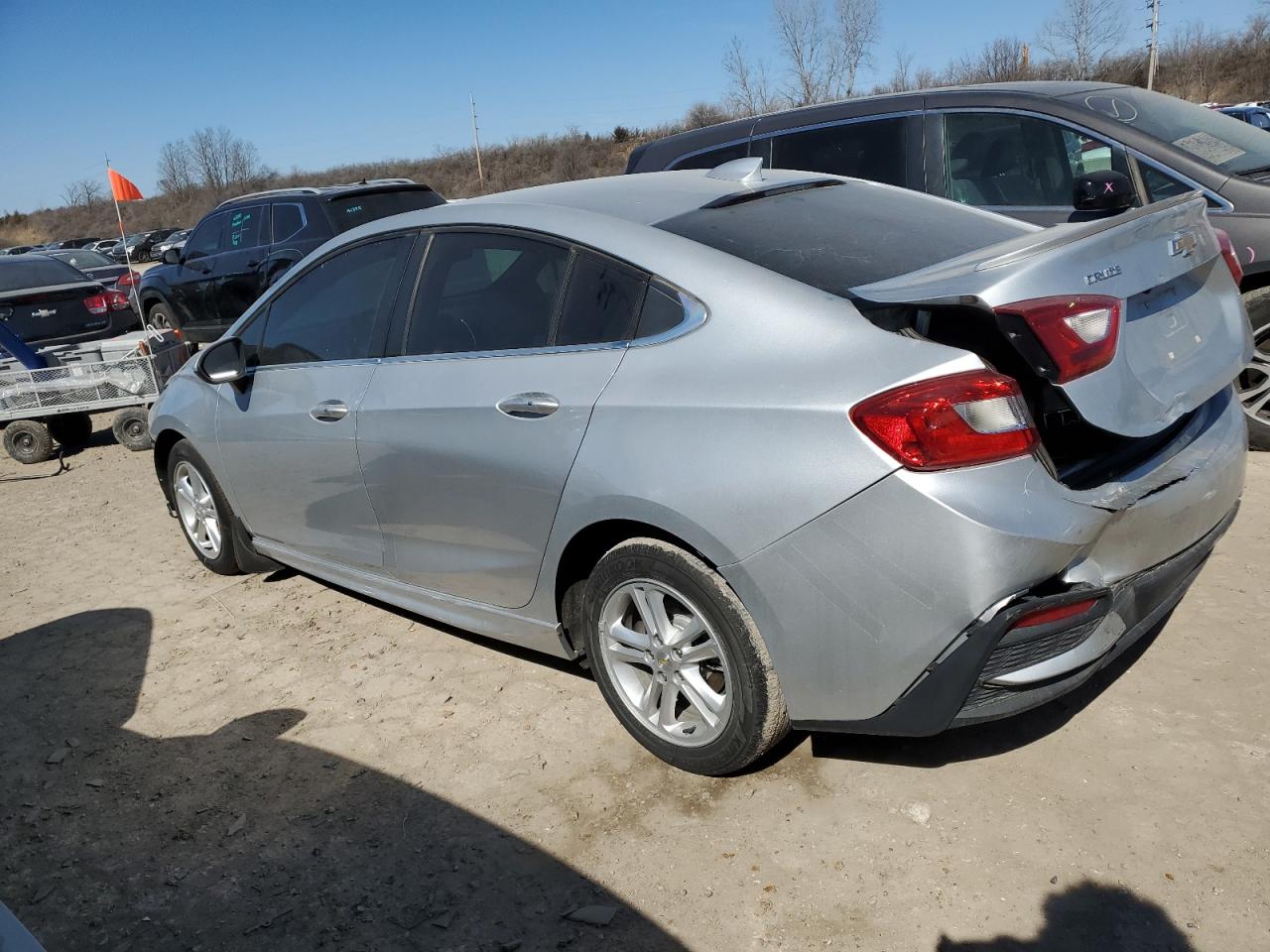2018 Chevrolet Cruze VIN 1G1BE5SM0J7241937 Copart auction photo, rear end / front end damage thumbnail 2