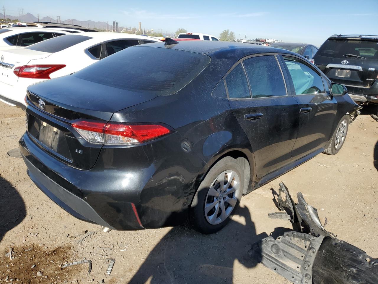 2020 Toyota Corolla VIN 5YFEPRAE7LP119304 Copart auction photo, front end / mechanical damage thumbnail 3