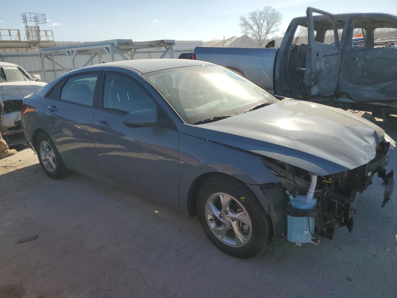 2023 Hyundai Elantra VIN KMHLL4AG4PU437392 Copart auction photo, front end damage thumbnail 4