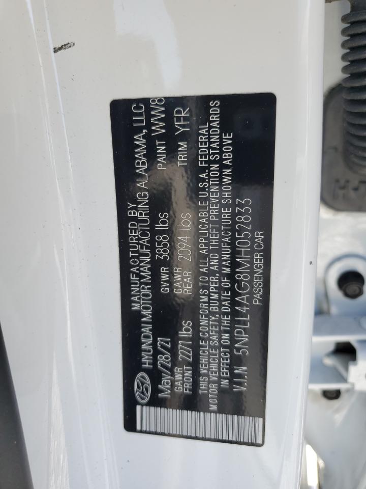 2021 Hyundai Elantra VIN 5NPLL4AG8MH052833 Copart auction photo, front end damage thumbnail 15