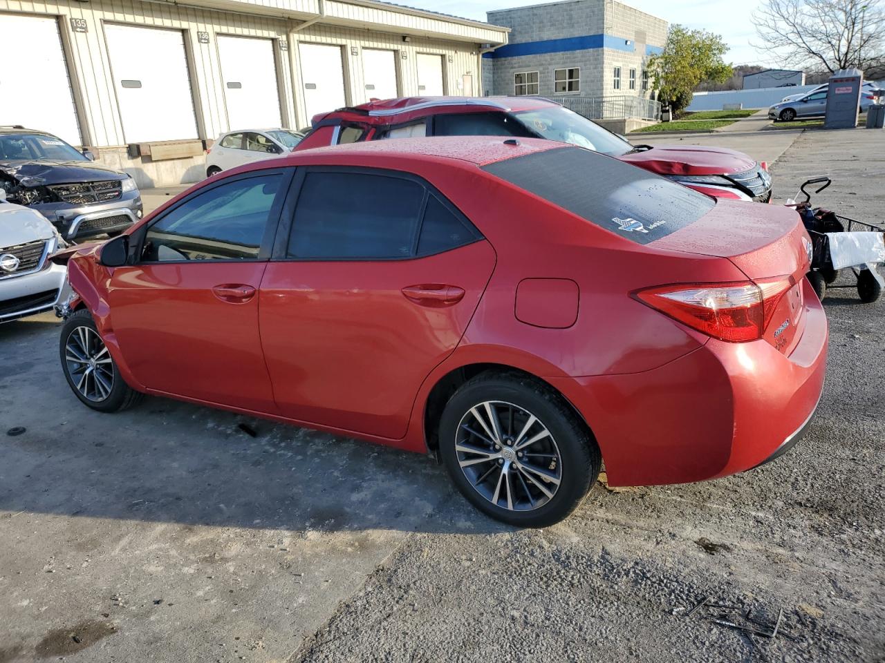 2017 Toyota Corolla VIN 5YFBURHE9HP628691 Copart auction photo, front end damage thumbnail 2