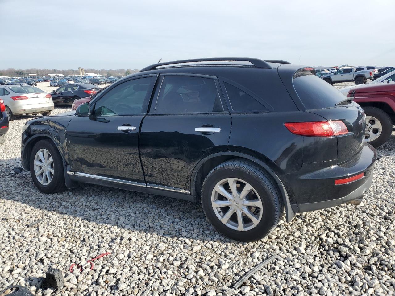 2006 Infiniti FX VIN JNRAS08W86X207484 Copart auction photo, front end / side damage thumbnail 2
