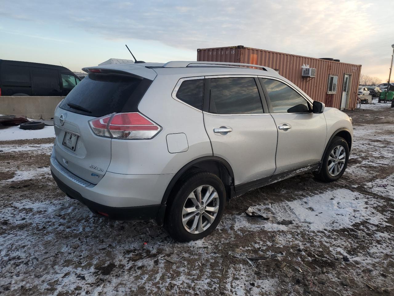 2014 Nissan Rogue VIN 5N1AT2MV5EC766367 Copart auction photo, side damage thumbnail 3