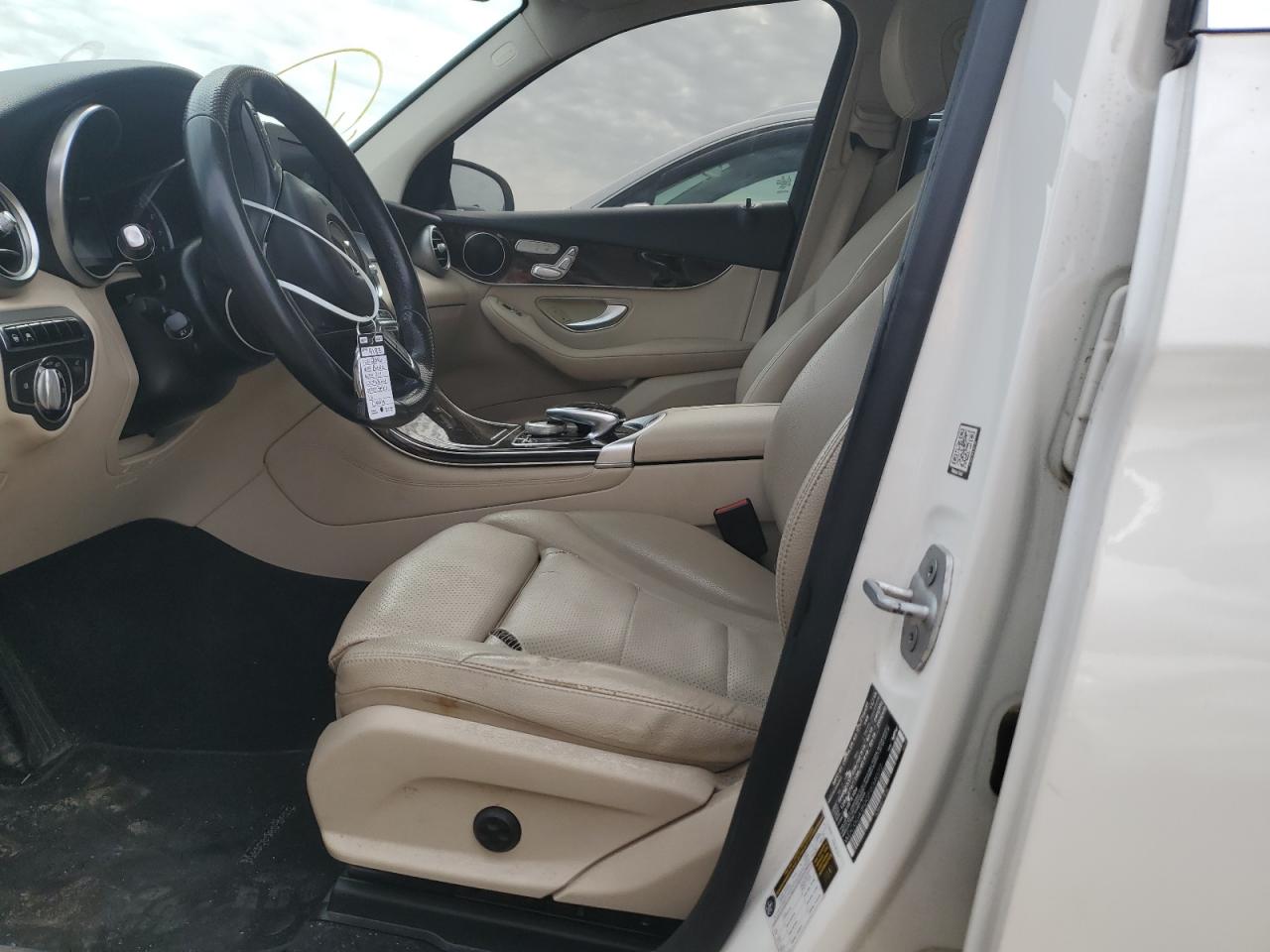 2016 Mercedes-Benz GLC VIN WDC0G4JB0GF034072 Copart auction photo, undercarriage / front end damage thumbnail 7