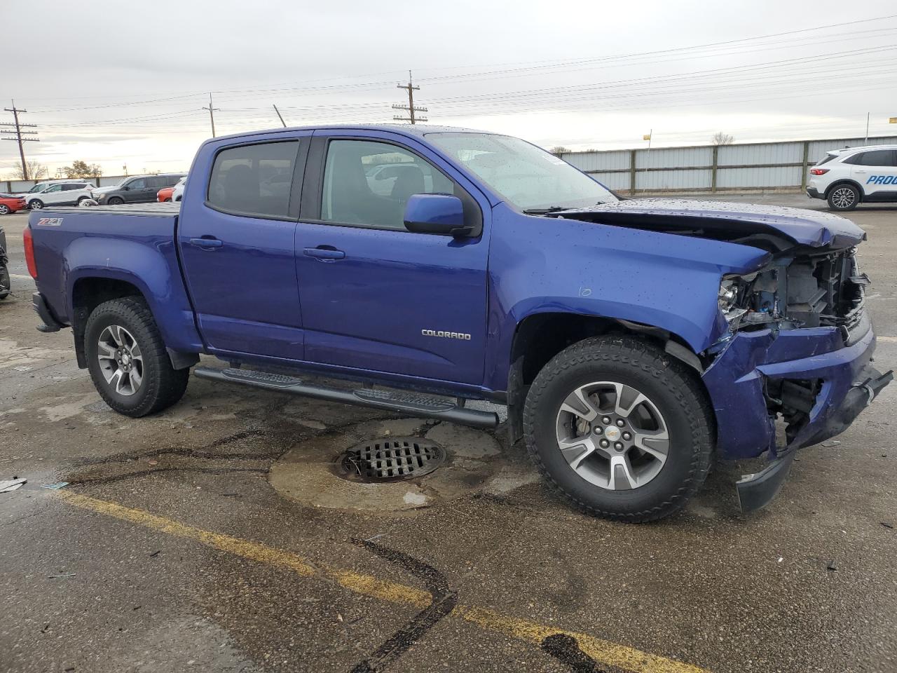 2017 Chevrolet Colorado VIN 1GCGTDEN5H1261180 Copart auction photo, front end damage thumbnail 4