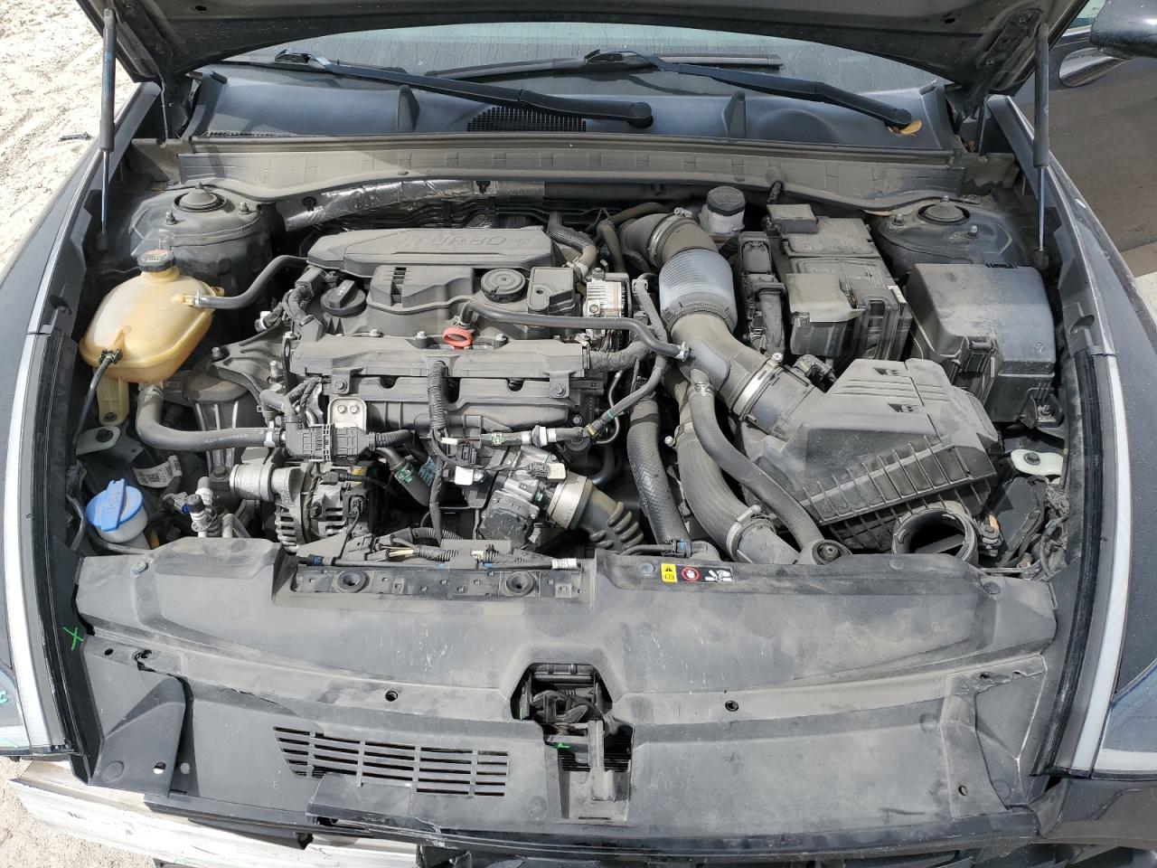 2021 Hyundai Sonata VIN 5NPEJ4J2XMH106927 Copart auction photo, front end / minor dent/scratches damage thumbnail 11