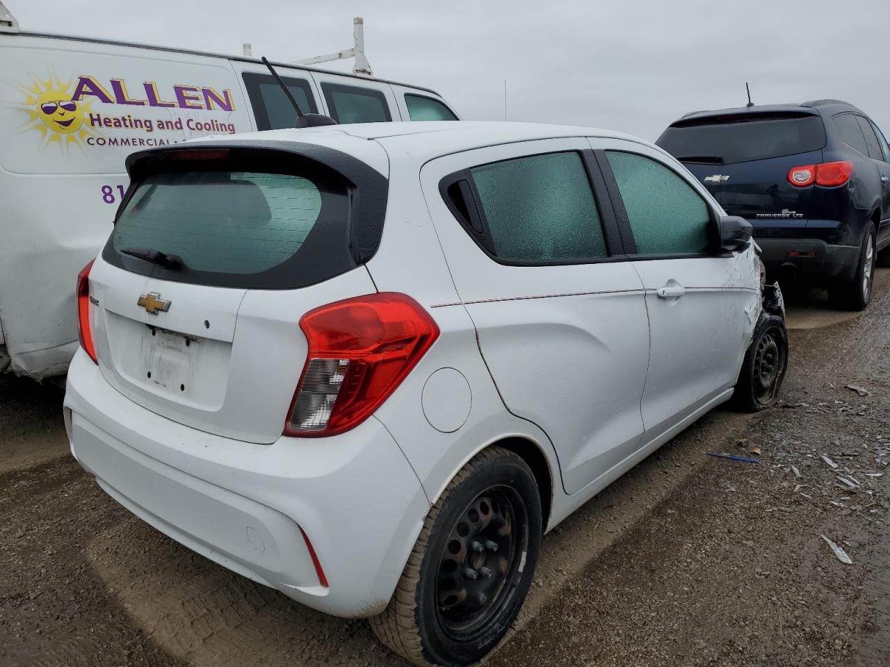 2017 Chevrolet Spark VIN KL8CB6SA8HC776198 Copart auction photo, front end damage thumbnail 3