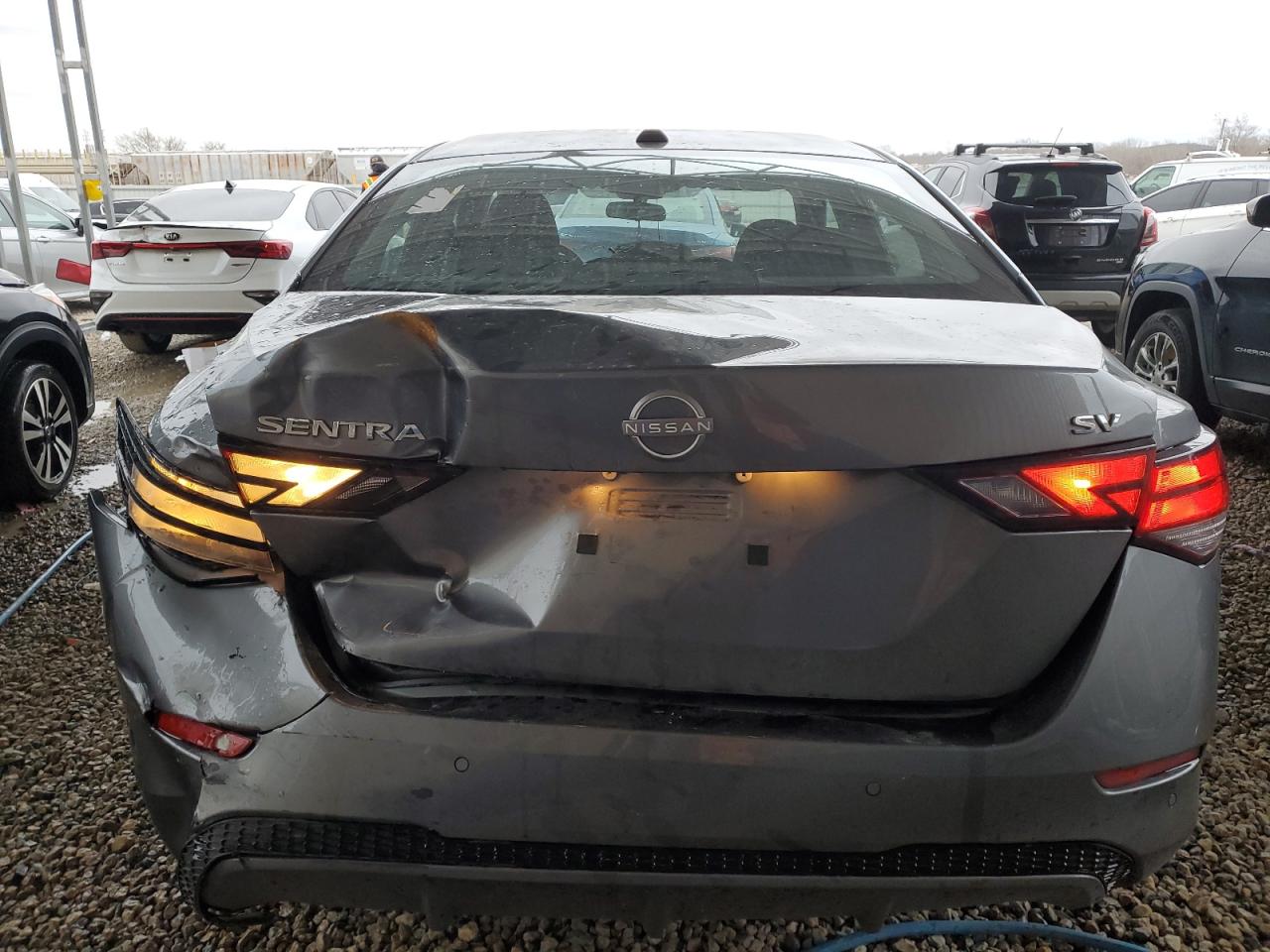 2024 Nissan Sentra VIN 3N1AB8CV1RY355267 Copart auction photo, rear end damage thumbnail 6