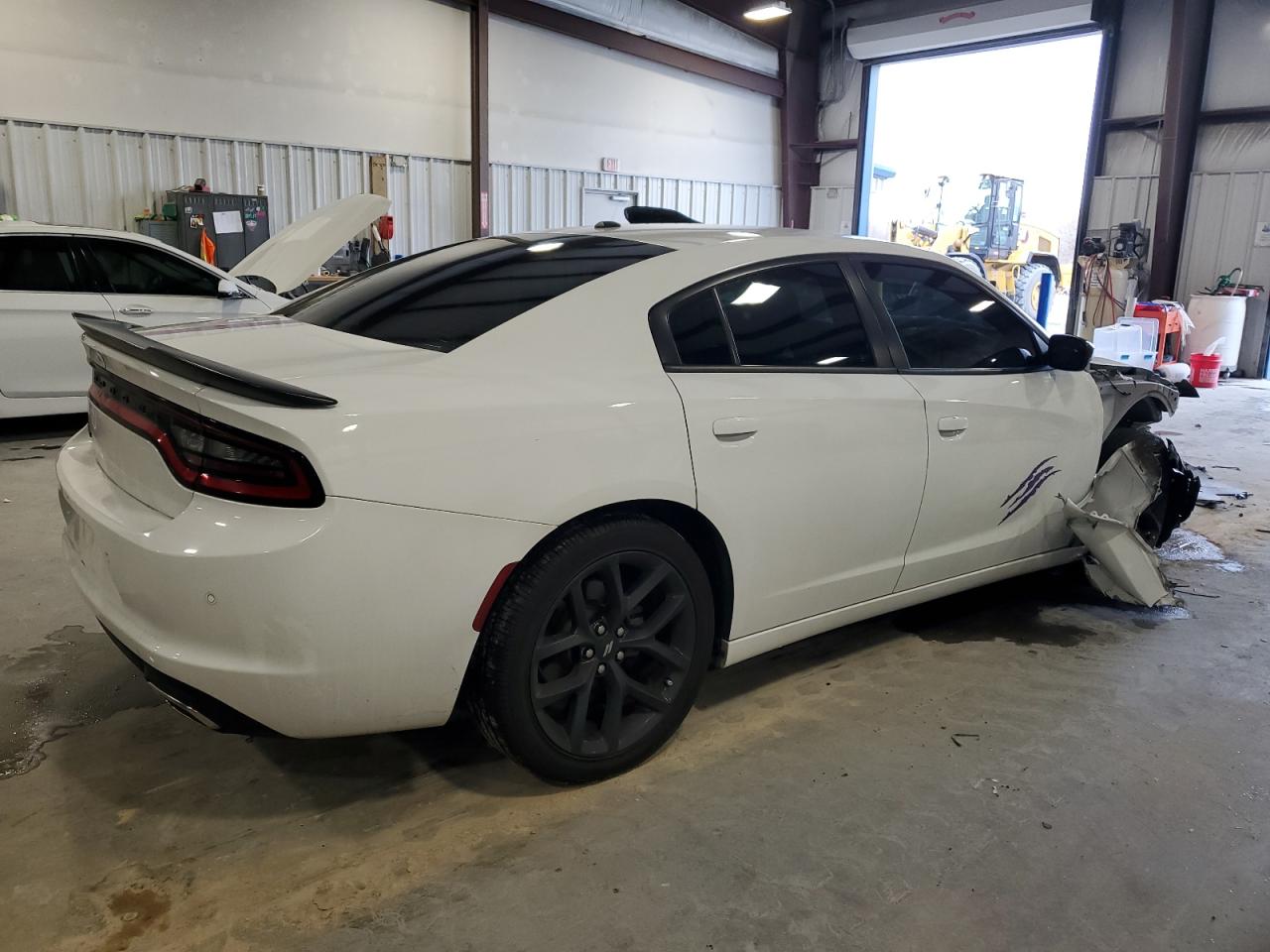 2021 Dodge Charger VIN 2C3CDXBG9MH677929 Copart auction photo, front end / side damage thumbnail 3