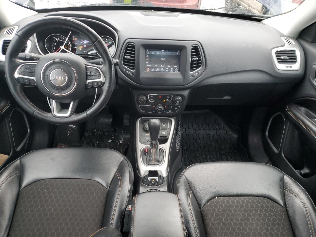2020 Jeep Compass VIN 3C4NJDBB1LT228833 Copart auction photo, front end / rear end damage thumbnail 8