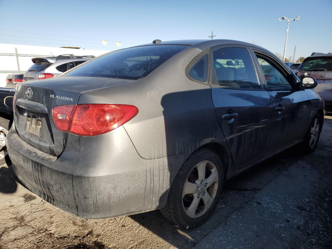 2009 Hyundai Elantra VIN KMHDU46D29U597886 Copart auction photo, vandalism / hail damage thumbnail 3