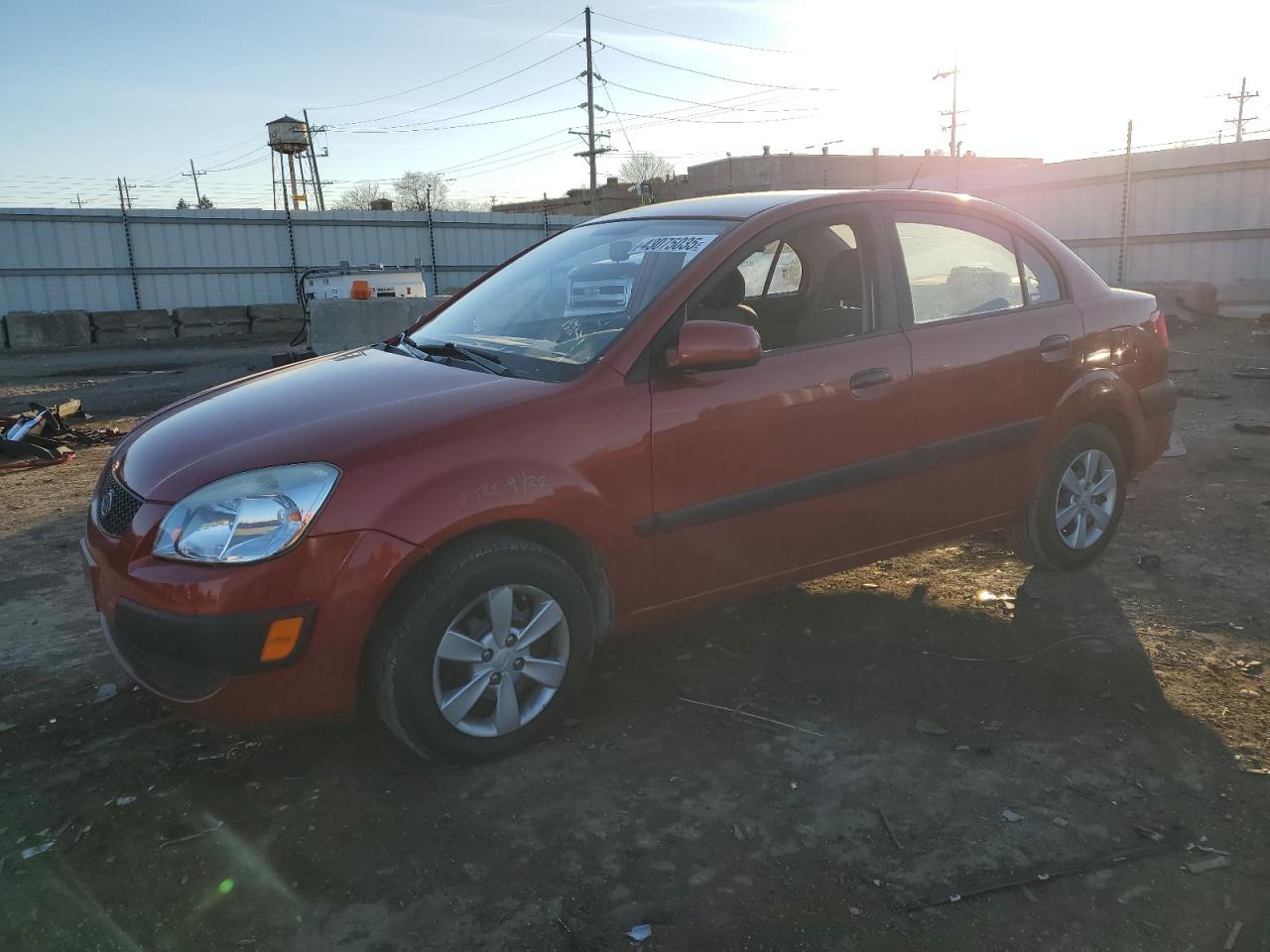 2009 KIA Rio VIN KNADE223096512077