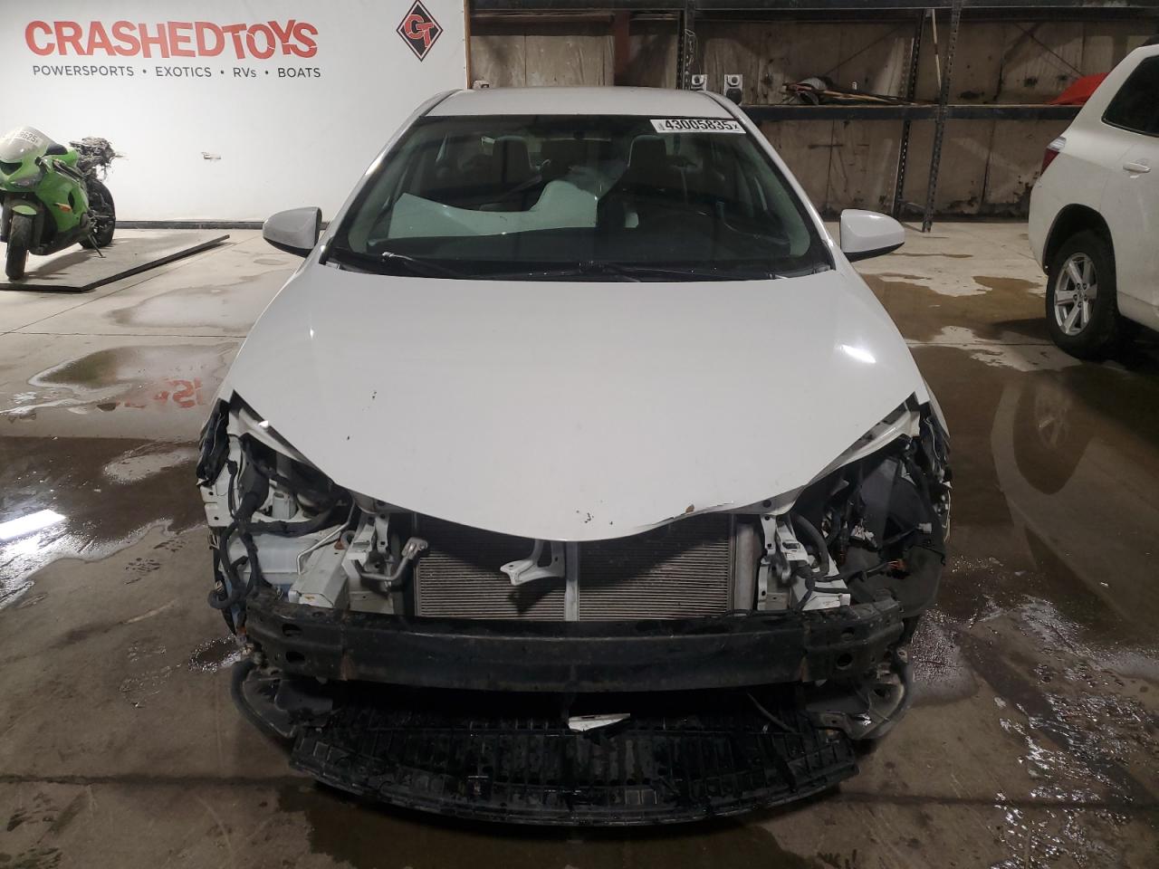 2014 Toyota Corolla VIN 5YFBURHE7EP044284 Copart auction photo, front end / minor dent/scratches damage thumbnail 5