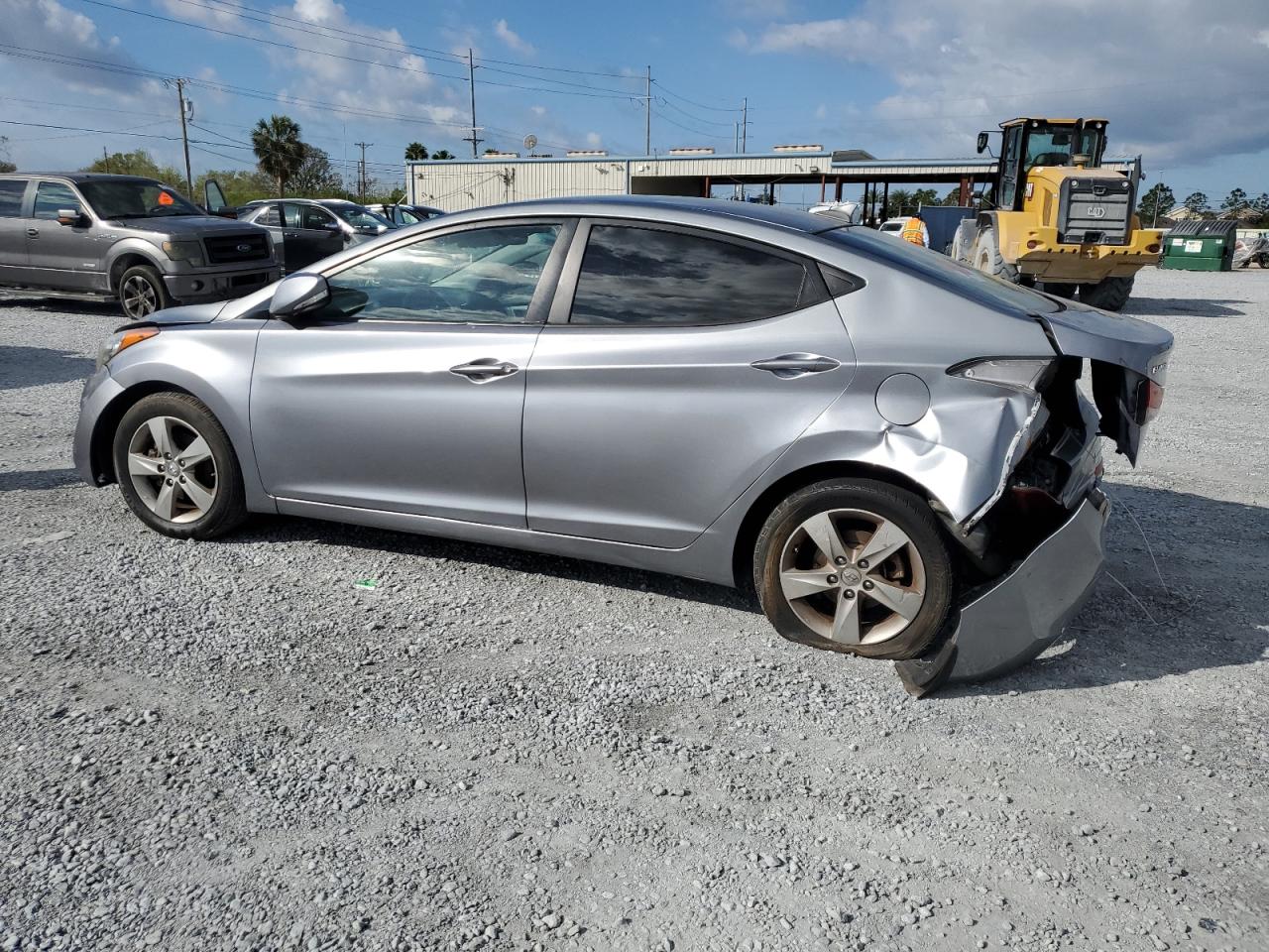 2013 Hyundai Elantra VIN KMHDH4AE2DU718199 Copart auction photo, rear end / front end damage thumbnail 2