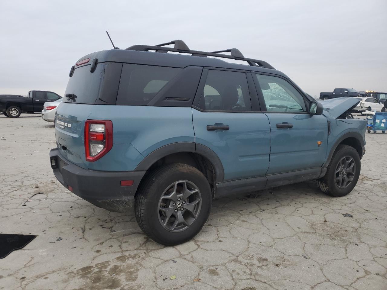 2021 Ford Bronco VIN 3FMCR9D91MRA77803 Copart auction photo, front end damage thumbnail 3