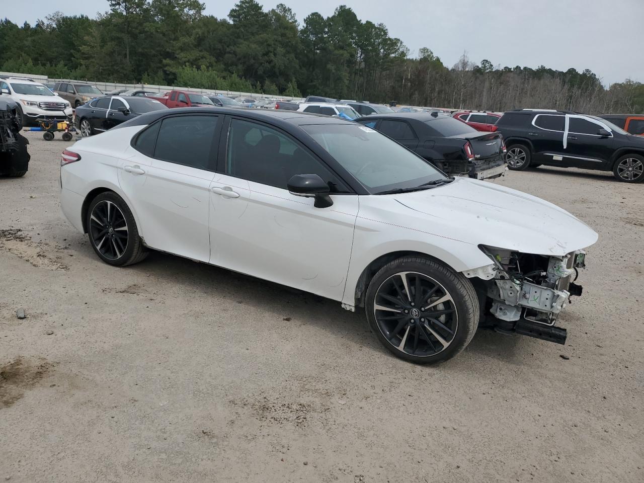 2020 Toyota Camry VIN 4T1K61AK2LU302878 Copart auction photo, front end damage thumbnail 4