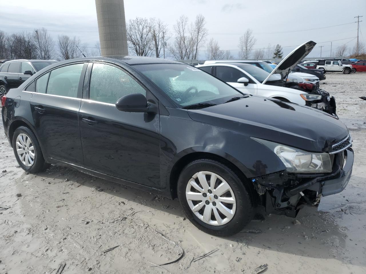 2011 Chevrolet Cruze VIN 1G1PC5SH8B7147238 Copart auction photo, front end / undercarriage damage thumbnail 4