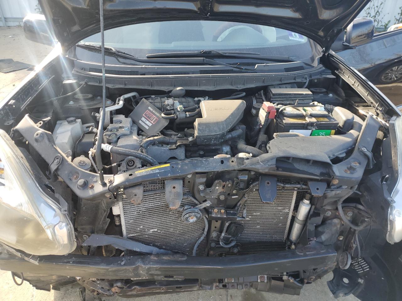 2013 Nissan Rogue VIN JN8AS5MV7DW642966 Copart auction photo, front end damage thumbnail 13