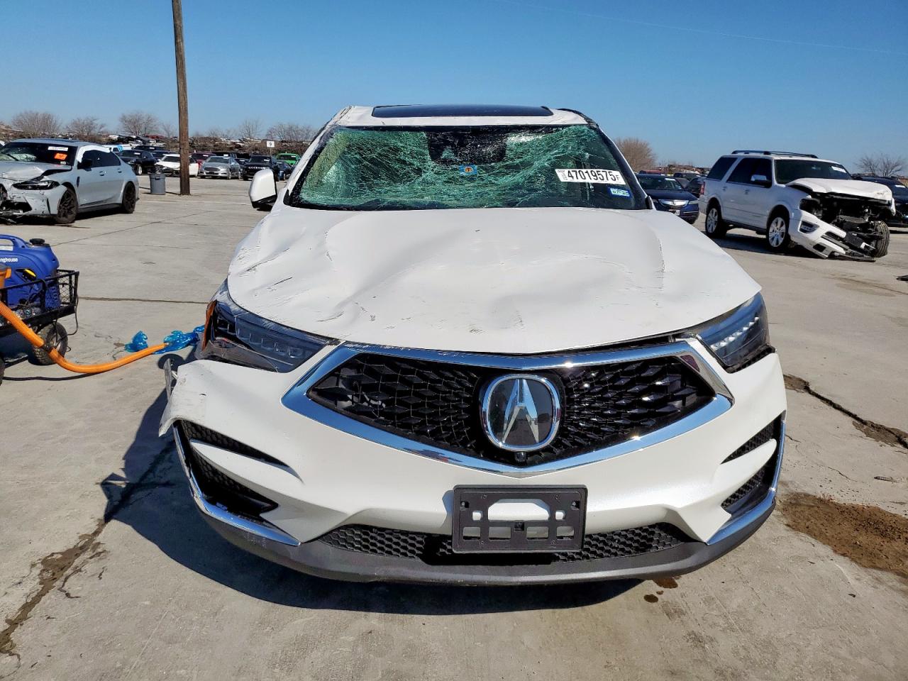 2021 Acura RDX VIN 5J8TC2H74ML034739 Copart auction photo, all over damage thumbnail 5