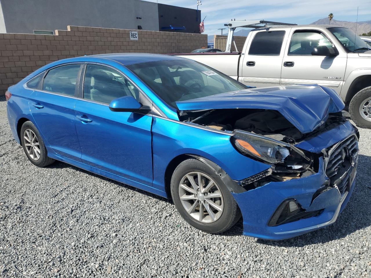 2019 Hyundai Sonata VIN 5NPE24AF1KH783863 Copart auction photo, front end damage thumbnail 4