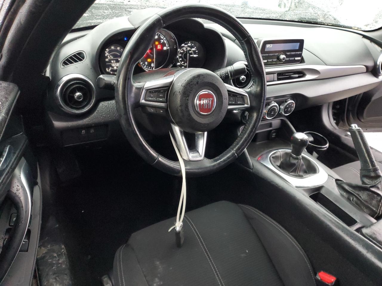 2018 Fiat 124 Spider VIN JC1NFAEK4J0139793 Copart auction photo, burn damage thumbnail 8