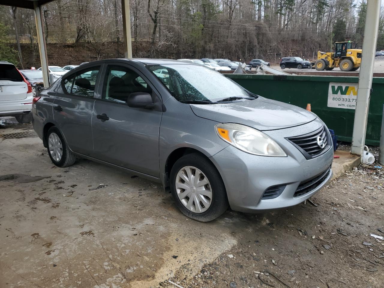 2014 Nissan Versa VIN 3N1CN7AP5EL842137 Copart auction photo, side damage thumbnail 4