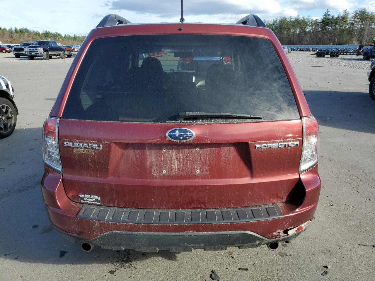 2009 Subaru Forester VIN JF2SH63689H746555 Copart auction photo, front end / side damage thumbnail 6