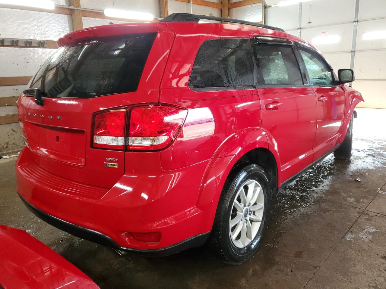 2013 Dodge Journey VIN 3C4PDCBG6DT691395 Copart auction photo, front end damage thumbnail 3
