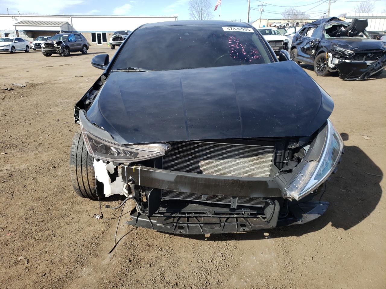 2020 Hyundai Elantra VIN KMHD84LF7LU992017 Copart auction photo, front end / minor dent/scratches damage thumbnail 5