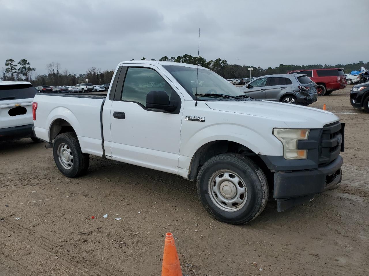 2016 Ford F-150 VIN 1FTMF1C87GKE11045 Copart auction photo, front end / undercarriage damage thumbnail 4