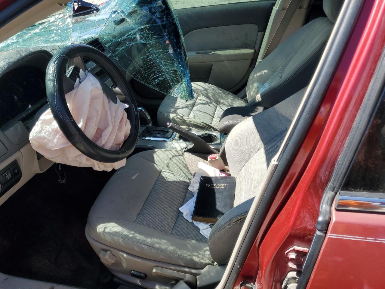2010 Ford Fusion VIN 3FAHP0HA0AR400272 Copart auction photo, rollover damage thumbnail 7