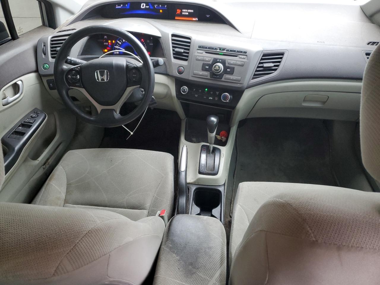 2012 Honda Civic VIN 19XFB2F53CE029555 Copart auction photo, rear end / front end damage thumbnail 8