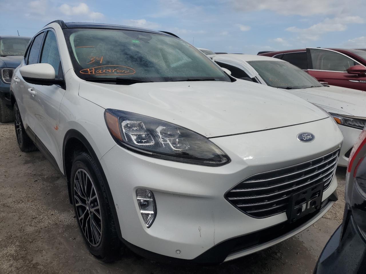 2021 Ford Escape VIN 1FMCU0LZ6MUA53551 Copart auction photo, water/flood damage thumbnail 5