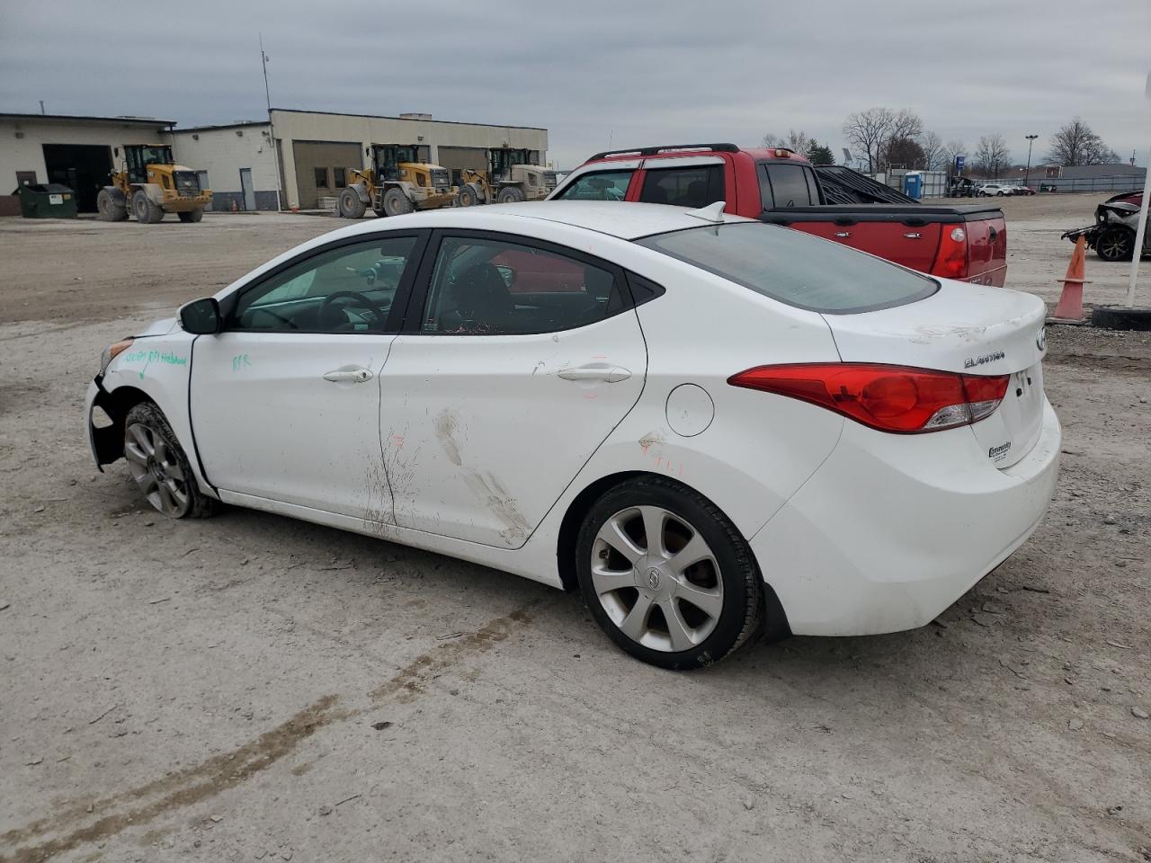 2013 Hyundai Elantra VIN 5NPDH4AE4DH248594 Copart auction photo, rear end / front end damage thumbnail 2