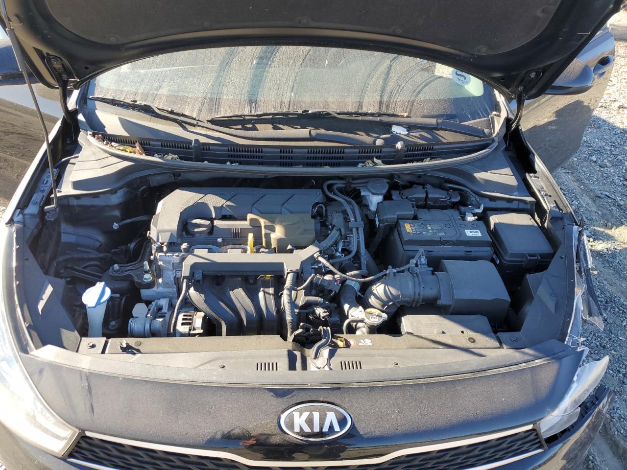 2020 KIA Rio VIN 3KPA24AD5LE357242 Copart auction photo, front end / undercarriage damage thumbnail 12