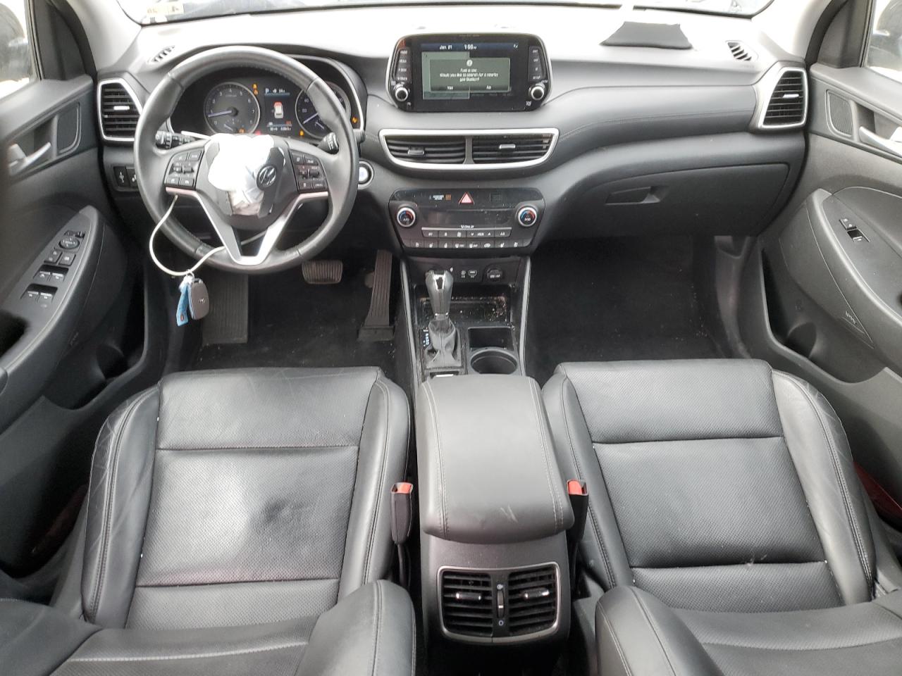 2021 Hyundai Tucson VIN KM8J33AL8MU411792 Copart auction photo, front end / mechanical damage thumbnail 8