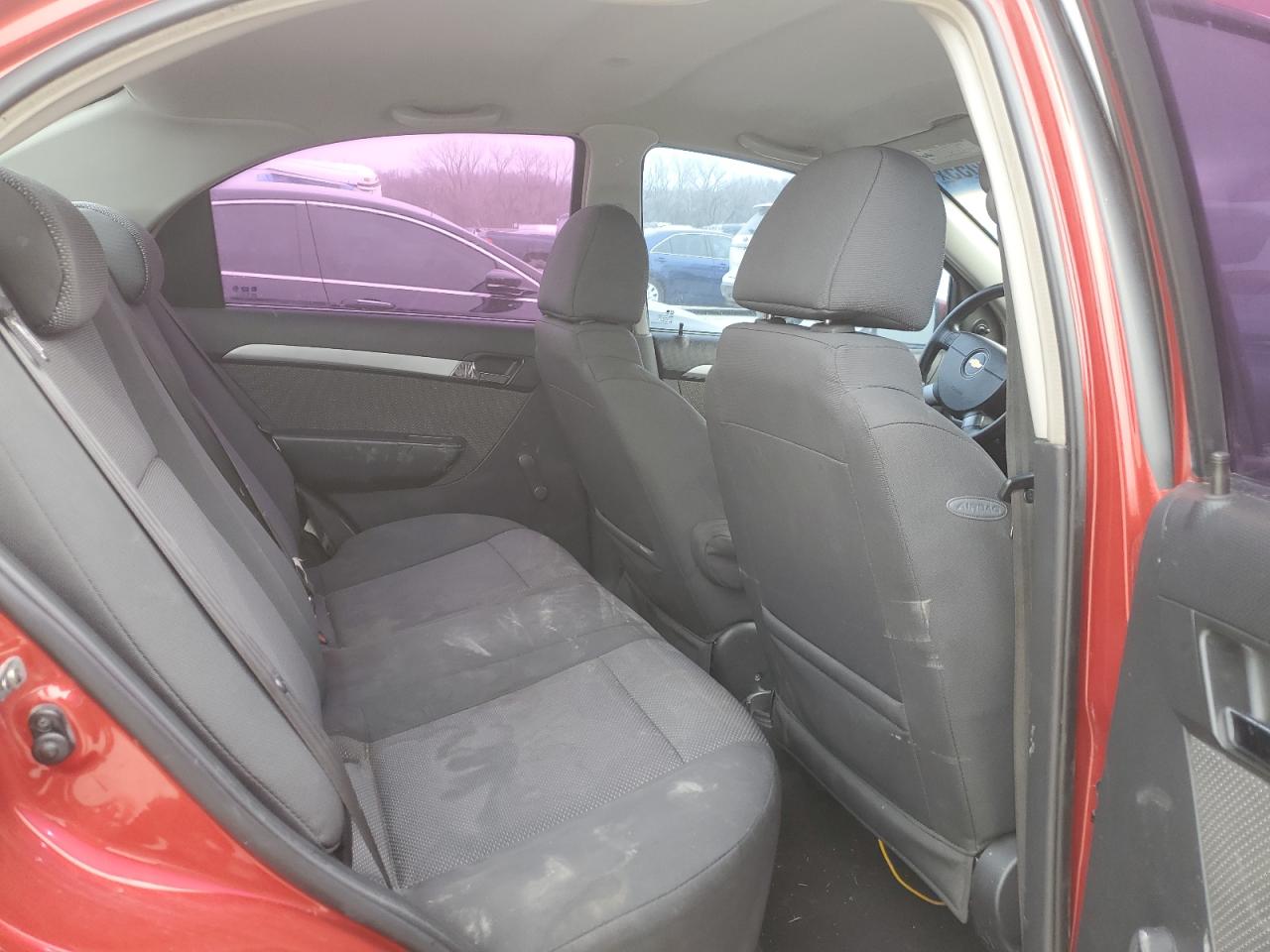 2011 Chevrolet Aveo VIN KL1TD5DEXBB194393 Copart auction photo, rear end / undercarriage damage thumbnail 11