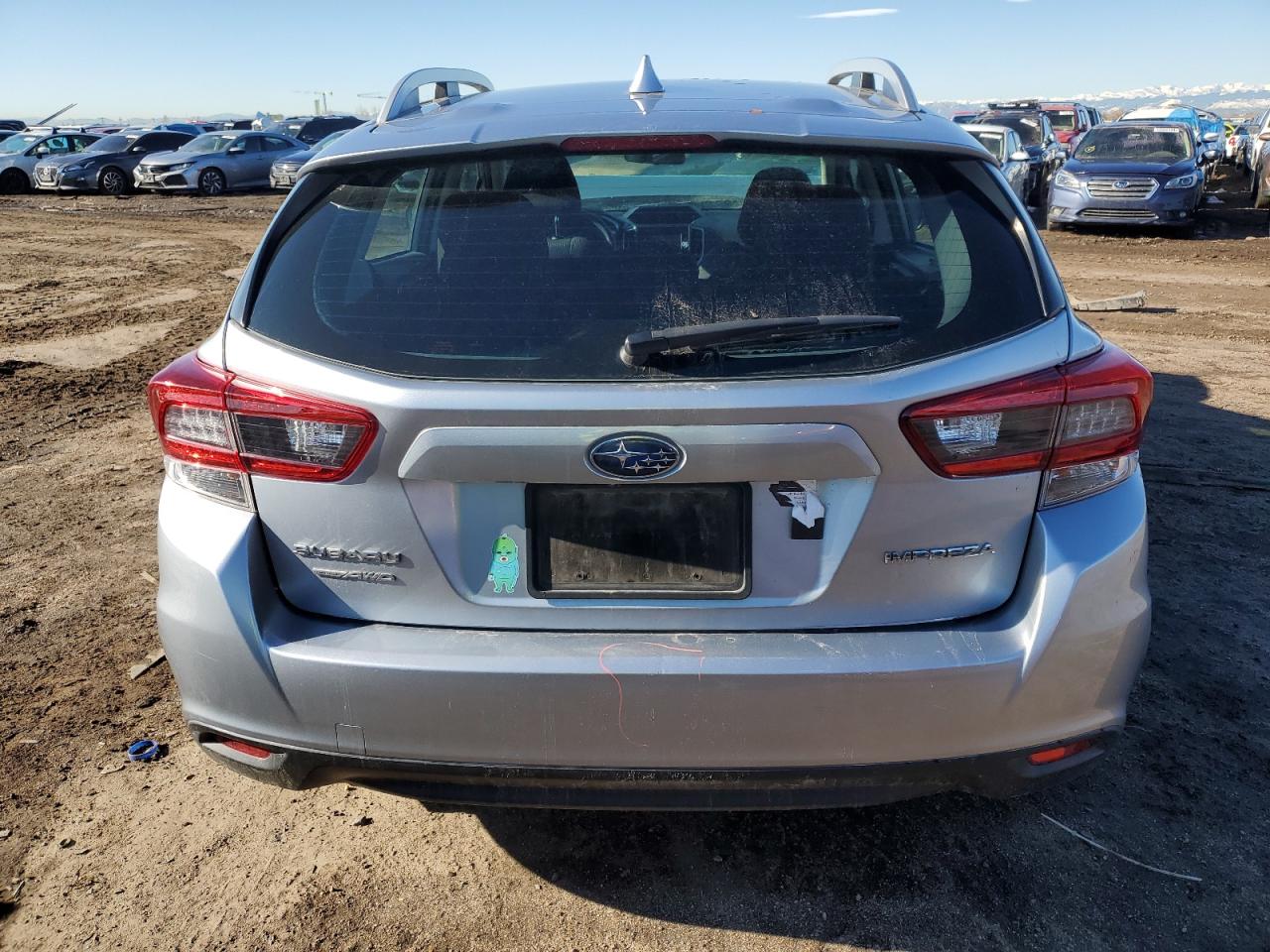 2020 Subaru Impreza VIN 4S3GTAD64L3709866 Copart auction photo, front end / side damage thumbnail 6