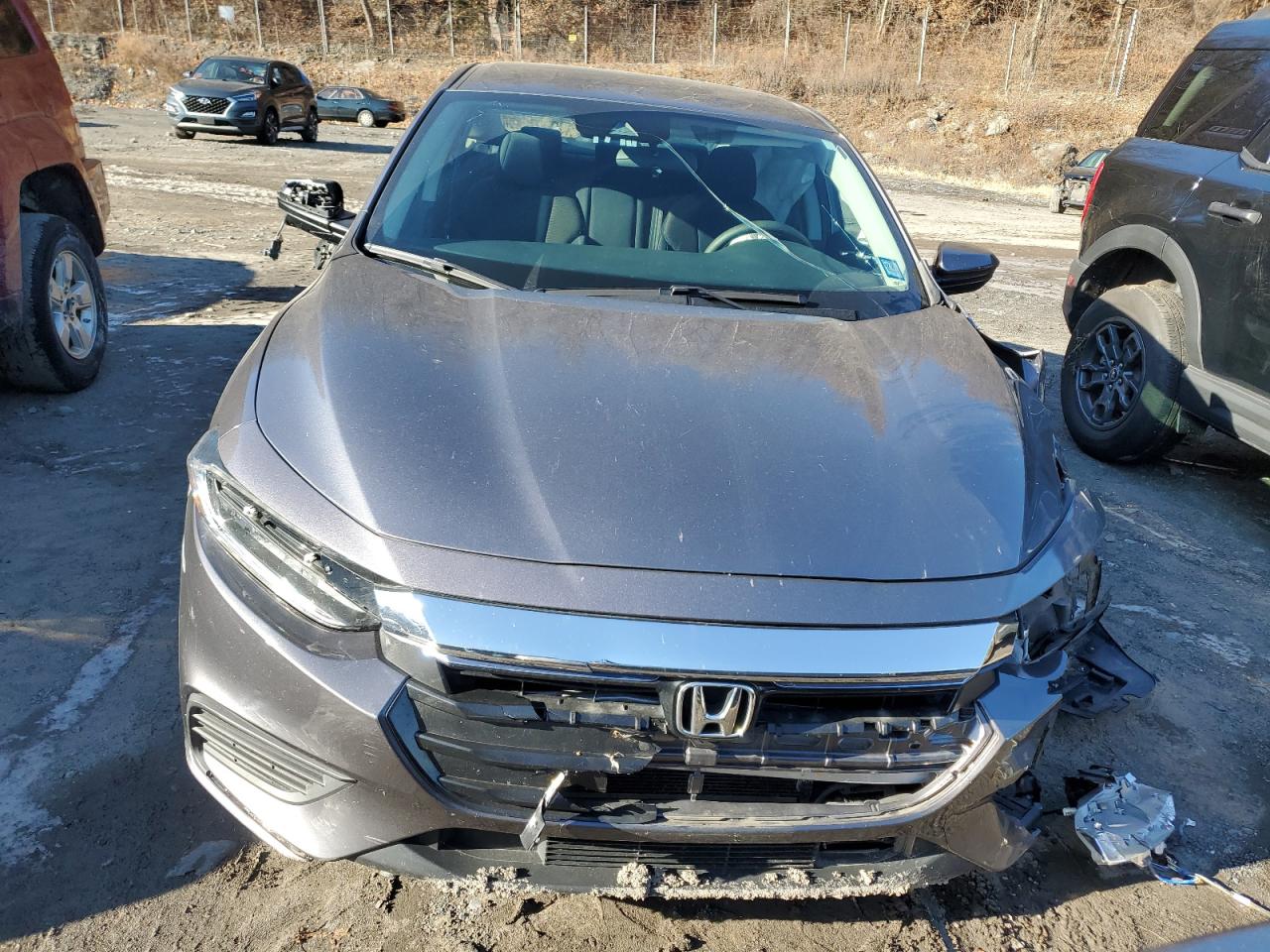 2019 Honda Insight VIN 19XZE4F5XKE023685 Copart auction photo, all over / undercarriage damage thumbnail 5