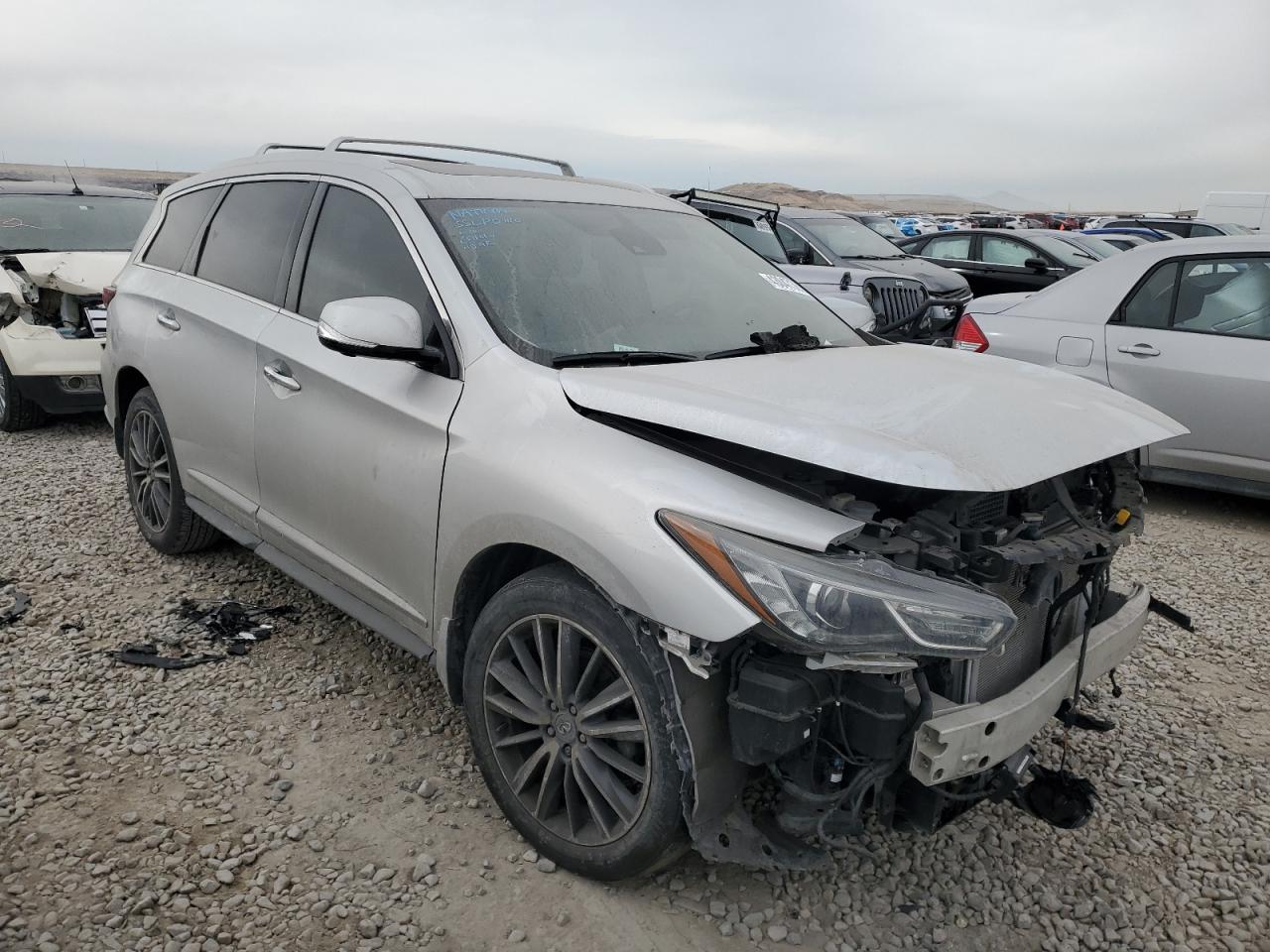 2020 Infiniti QX60 VIN 5N1DL0MN4LC511014 Copart auction photo, front end damage thumbnail 4