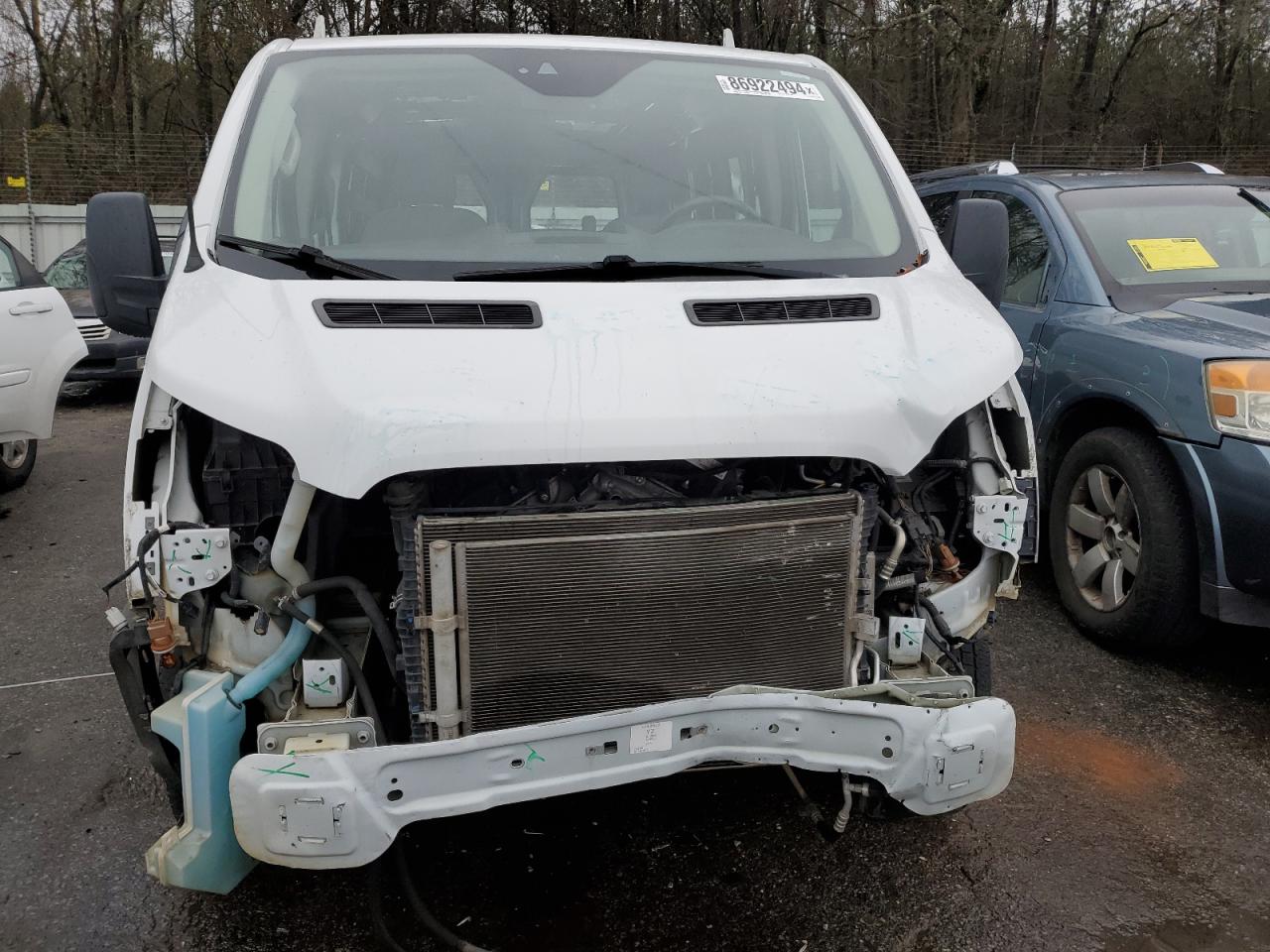 2016 Ford Transit VIN 1FTYR1ZMXGKB35862 Copart auction photo, front end / mechanical damage thumbnail 5