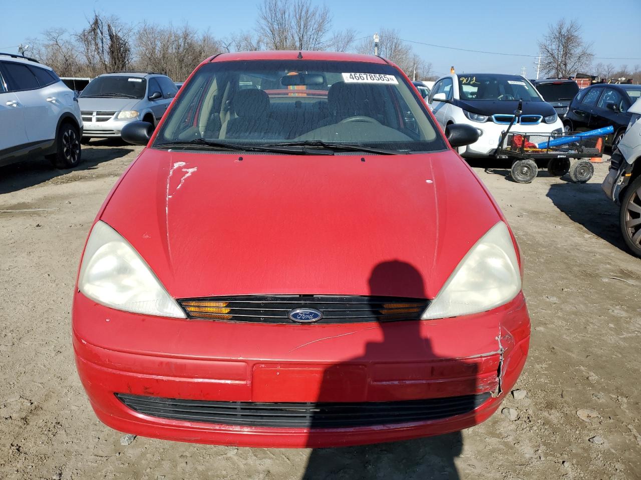 2000 Ford Focus VIN 1FAFP343XYW168903 Copart auction photo, rear end / front end damage thumbnail 5